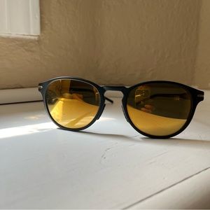 Roka Oslo - Matte Black Frame - Gold Mirror Lens